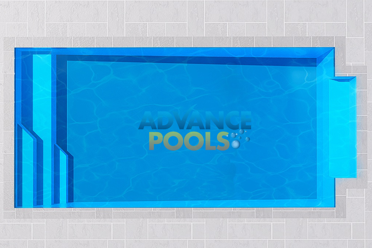 Pacific 6m Fibreglass Swimming Pool