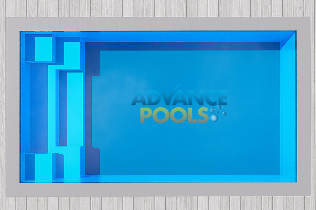 Santorini Fibreglass Swimming Pool